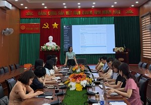 Khoa Nhà nước và pháp luật tích cực ứng dụng  công nghệ thông tin và chuyển đổi số để góp phần nâng cao chất lượng hoạt động chuyên môn